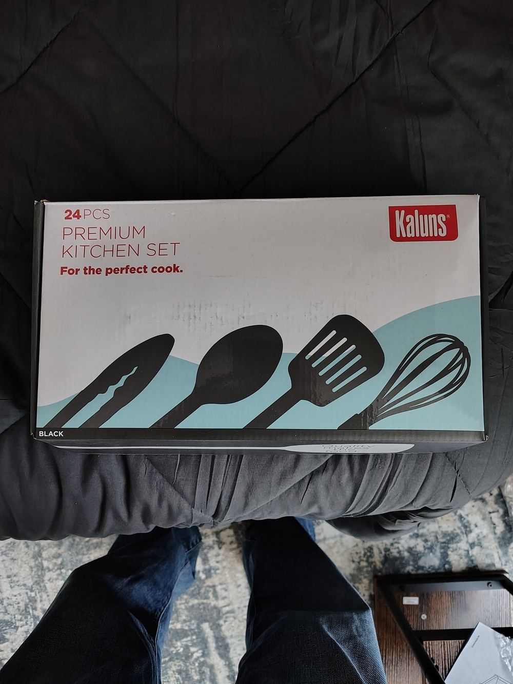 Black 24-Piece Premium Kitchen Utensil Set